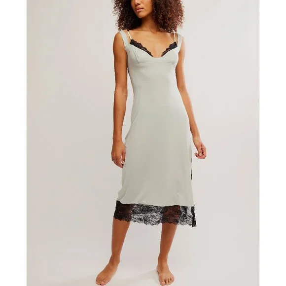knee length dresses for ladies Party Crasher Midi Slip Dress by Free People